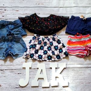 GIRLS SHORTS/SKIRT BUNDLE (GYMBOREE, OLD NAVY, ETC) 👧